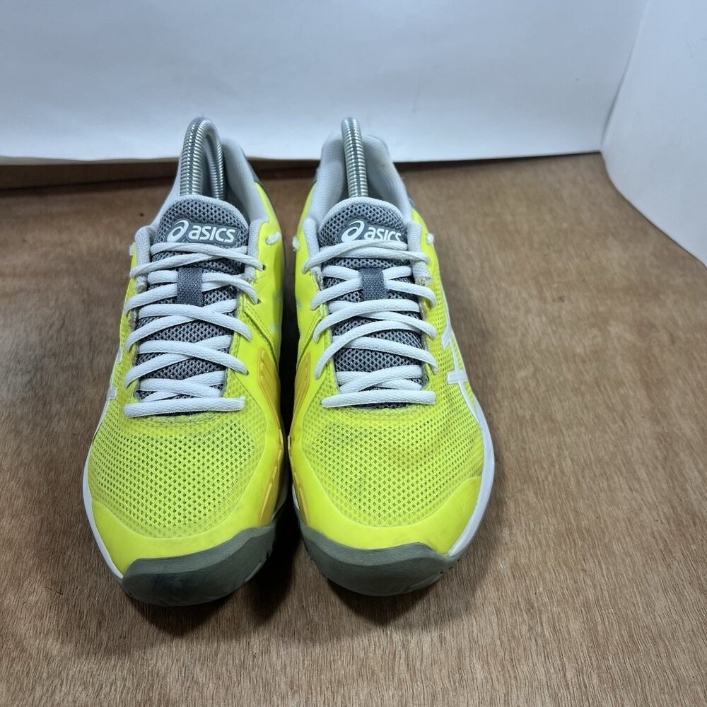 Asics Gel-Court Speed Yellow Gray Women Size 7.5 E850N Sneakers - Picture 2 of 8